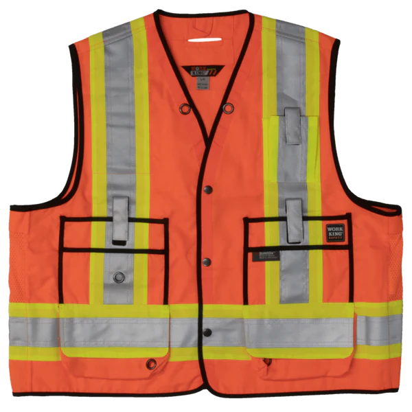 SURV SAFETY VEST ORNG 5XL