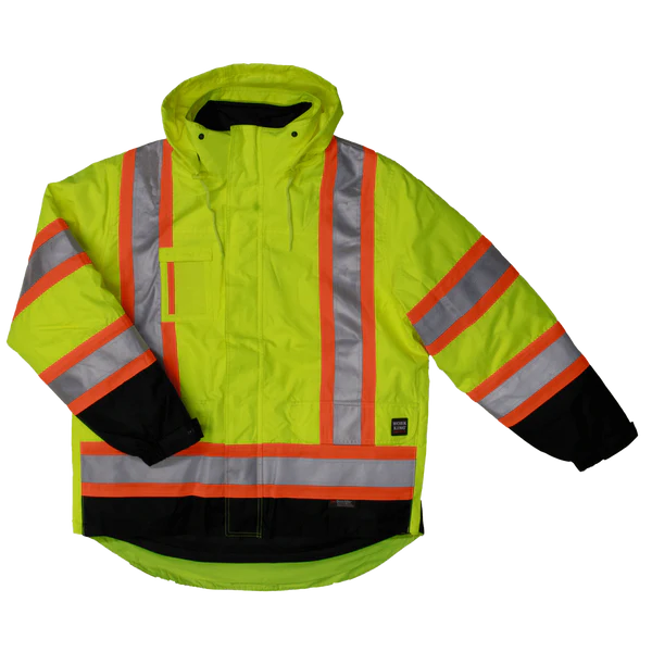 5-IN-1 SAFETY JACKET GREEN LARGE