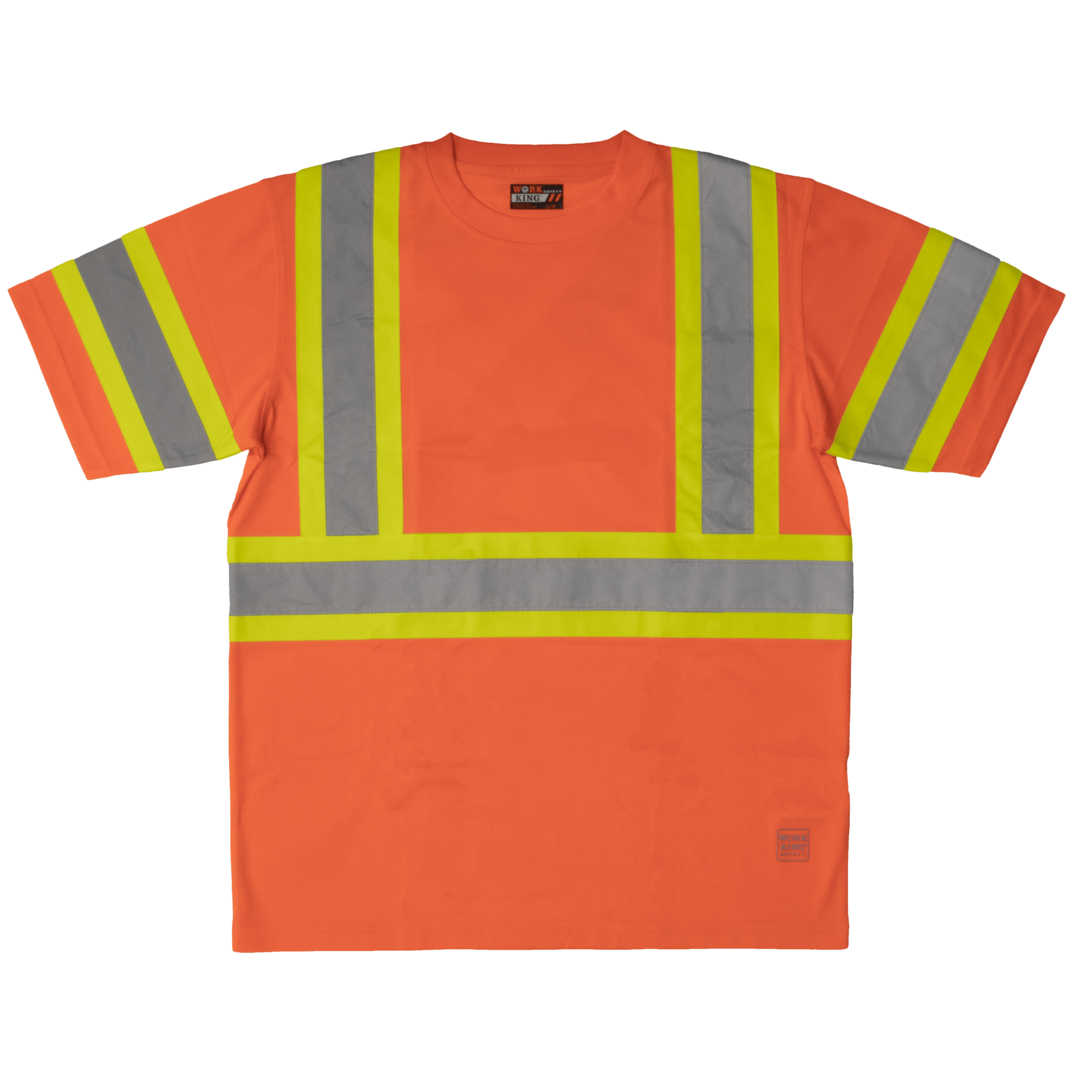 Micro Mesh Short Sleeve Safety T-Shirt 5XL ORANGE